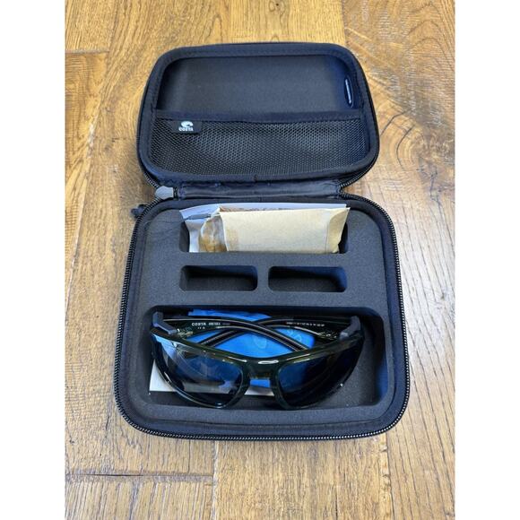 Costa Del Mar King Tide 8 Sunglasses Black/GREEN MIRROR 06S9111 580 Polarized - Picture 4 of 7